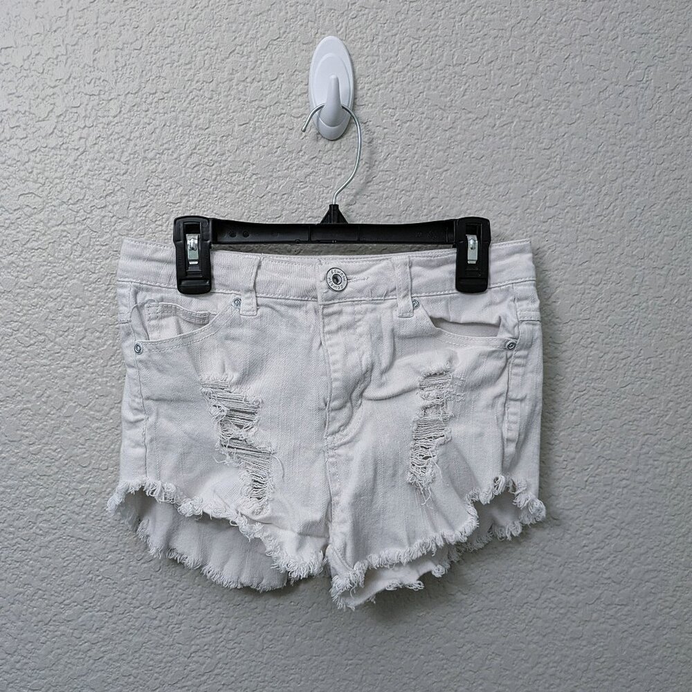 Rewash white high rise distressed shorts - Size 1/25